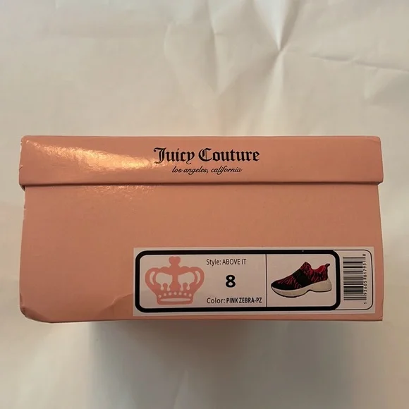 Juicy Couture Pink Zebra Sneakers - Picture 8 of 8